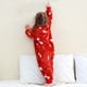 thumbnail image 5 of Cowsor Onepiece Romper Baby Boy Girl Newborn Zip Up Plush Outfit Long Sleeve Set, 5 of 7
