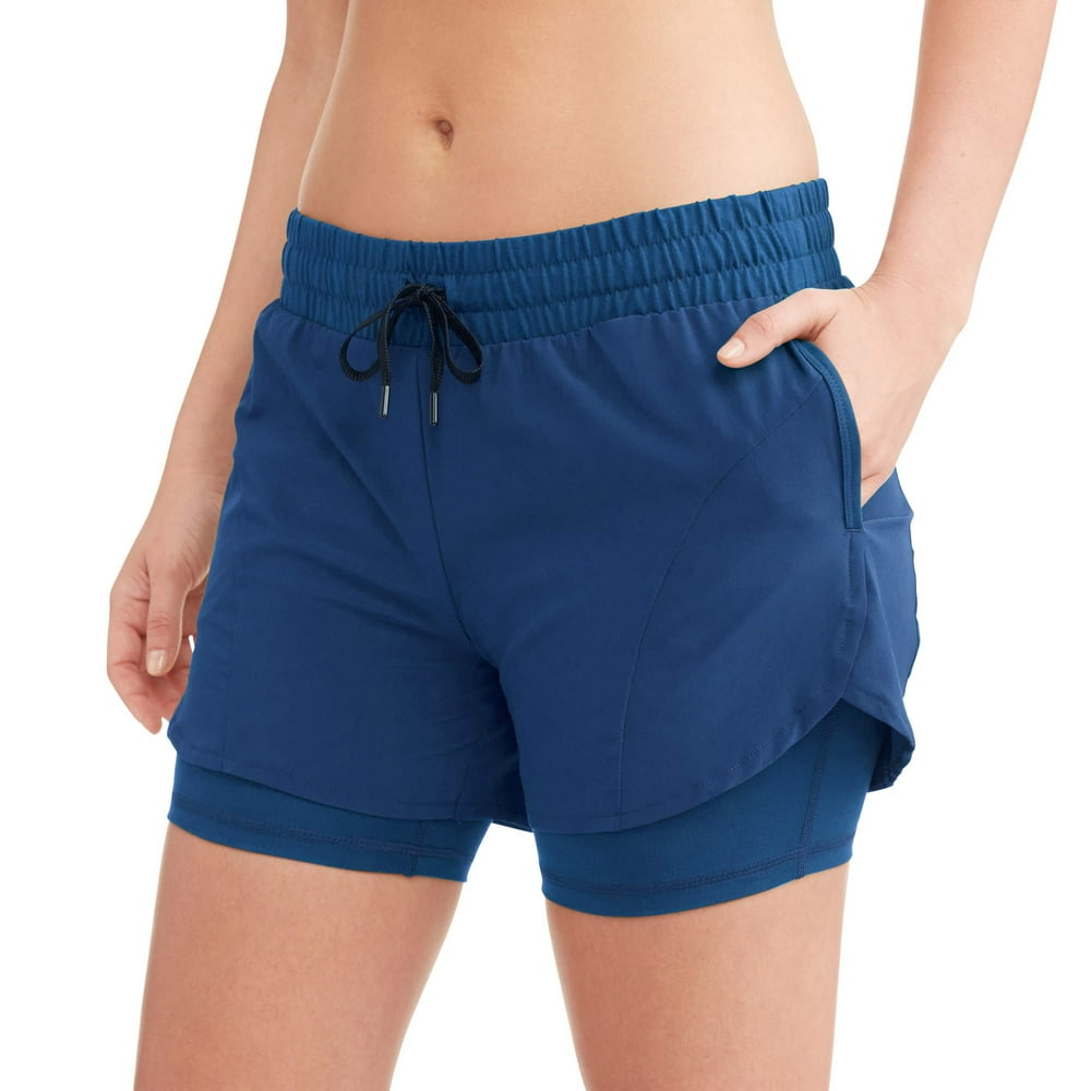 Avia Avia Women's Core Active 2fer Woven Running Short with Pockets