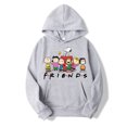 thumbnail image 2 of Sudadera con capucha de dibujos animados para hombre y mujer, suéter informal de gran tamaño con logotipo de Snoopy Friends, ropa de pareja, Tops, primavera y otoño, 2024, 2 of 5