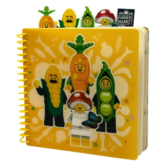 LEGO Minifigures Farmers Market Tab Notebook