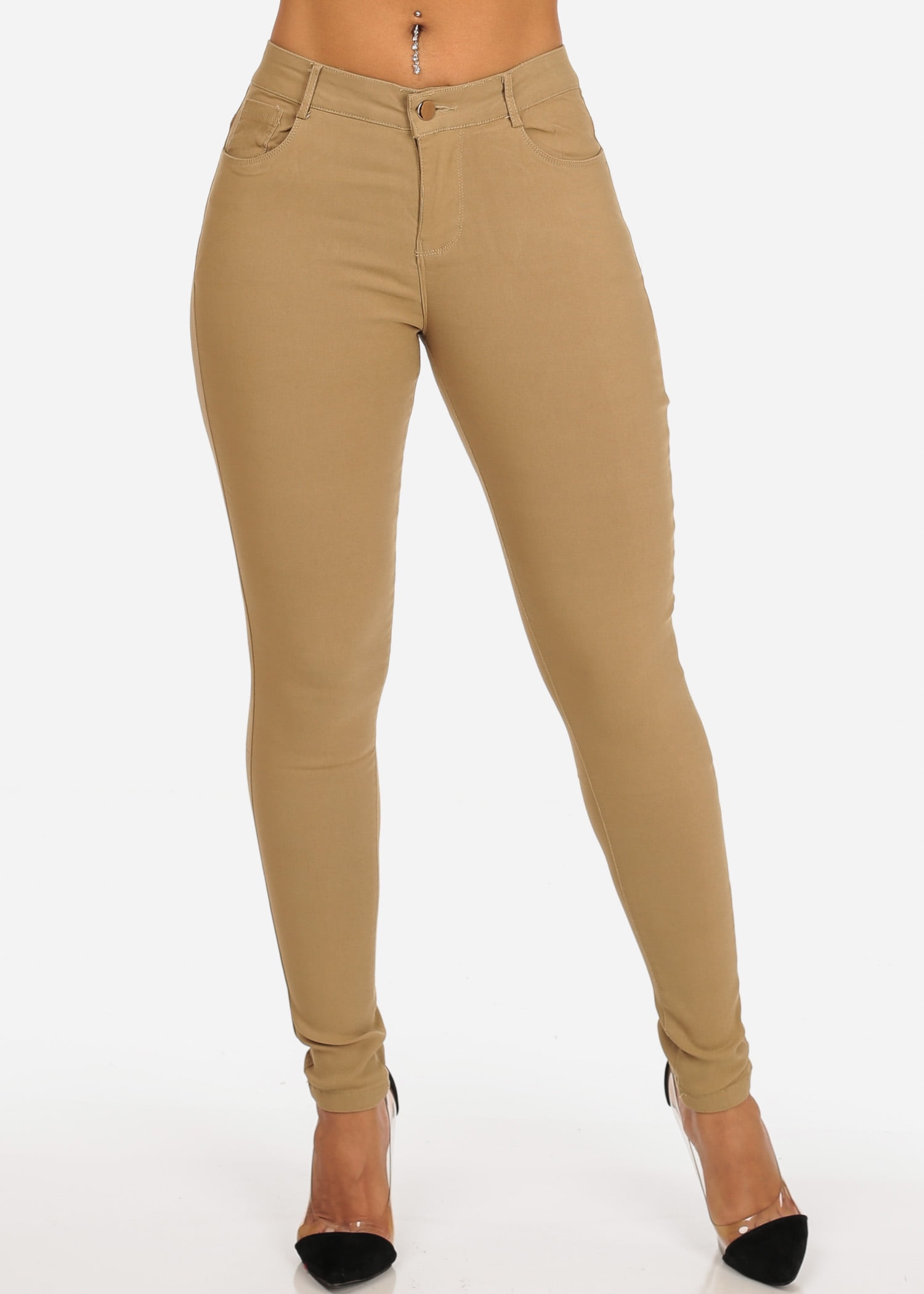 khaki skinny jeans womens walmart