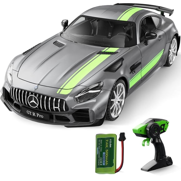 MIEBELY Remote Control Car, Mercedes Benz 1/16 Scale Official Authorized GT R Pro Rc Cars 7.4V 500mAh Rechargeable Battery 2.4Ghz Rc Drift Cars W/LED