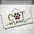 thumbnail image 6 of CounterArt "Cat Mom" Decorative Slatted Pallet Wood Sign 12" by 6", 6 of 7