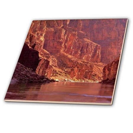 3dRose Grand Canyon Colorado River - Ceramic Tile, 12-inch
