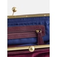 thumbnail image 5 of Free Assembly Women's Faux Suede Shoulder Bag with Mini Bag Charm, Deep Chianti, 5 of 6