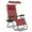 Maroon, variant on MoNiBloom Zero Gravity Chairs, Folding Outdoor Patio Beach Recliner with Canopy Shade & Headrest, Black
