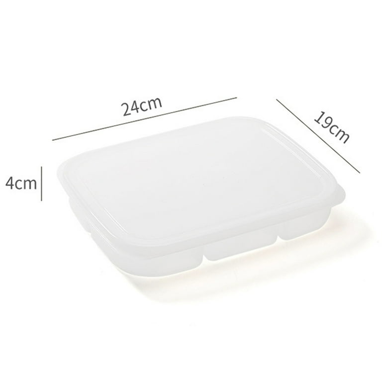 Plastic Divided Vegetable Tray With Lid Fruit Tray Party - Temu