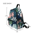 thumbnail image 3 of FORMRS School Backpack with Front Zippered Pocket 12" Student Travel Daypack, Pink Flowers, 3 of 6