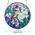 thumbnail image 3 of Acrylic Puzzles Suncatcher Window Hanging, 83 Pieces 7.4 Inch Sun Catcher Stained Glass Acrylic Puzzle Decoration for Women Men Mom Birthday Home Decor (Blossom Songbirds Animals), 3 of 7