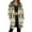 Yellow, variant on Jacket Women Longline Jackets Christmas Print Winter Cozy Lined Full Zip Outerwear for Cold Weather Coats for Women Black L