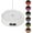 White, variant on Coffee Mug Warmer for Desk Auto Shut Off, 7 Colors Changing Coffee Warmer Plate with 4 Temp Settings, Drink Warmer for Coffee, Milk, Tea, Hot Chocolate, Candle Warmer, Office & Kitchen Gifts