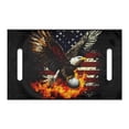 thumbnail image 2 of Renewold Golf Cart Seat Cover Portable Golf Cart Accessories Keeps Seat Comfortable and Clean 4th of July Decor Universal Fit for Most Golf Carts, Eagle Golf Ball American Flag, 2 of 5