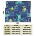 thumbnail image 4 of Ultra Soft Flannel Fleece Blanket, Monsters Inc Comfort Throw Blanket Home Decor for Couch Sofa 60"x50", 4 of 8