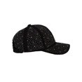 thumbnail image 4 of Top Headwear Fashion Bling Rhinestone Studded Cotton Baseball Cap - Black, 4 of 4