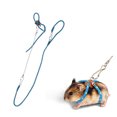 thumbnail image 1 of Alician Pet Traction Rope Adjustable Soft Anti-bite Harness Leash With Bell For Bird Parrot Mouse Hamster Rat, 1 of 9