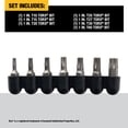 thumbnail image 2 of Juego de brocas de inserción Torx DEWALT DW2067, 7 piezas, 2 of 6