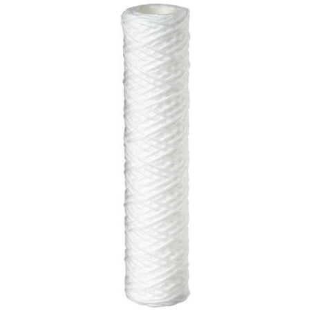 

Pentair Pentek WP5 Sediment Water Filter 10-Inch Under Sink Polypropylene String-Wound Filter Cartridge 10 x 2.5 5 Micron