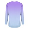 thumbnail image 6 of Duoif Fall Sweatshirts for Women, Women's Casual Long Sleeve T-Shirt - Loose Spring Summer Top Womens Sweatshirt Purple M, 6 of 9