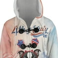 thumbnail image 4 of 4th of July Boston Terrier Celebrates Independence Day All Over Print 3D Hooded Duffle Toggle Coat Gentleman Dog Lover Gifts - 12010, 4 of 6