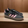 thumbnail image 1 of Brand New Adi - das VL Court 3.0 Sneakers Men's Size 11.5 Black Pink Stripes, 1 of 6