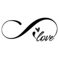 thumbnail image 3 of Billuyoard Pegatinas de pared de corazón 3D amor romántico letras ventana TV telón de fondo calcomanías papel tapiz autoadhesivo para sala de Decoración del hogar, 3 of 6