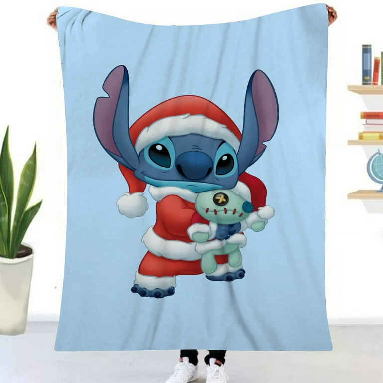 Movies Lilo & Stitch Christmas Blanket For All Season Super Soft Flannel  Fleece Throws Blanket Best Gifts Blanket For Adults Teen/XXS-80*120cm