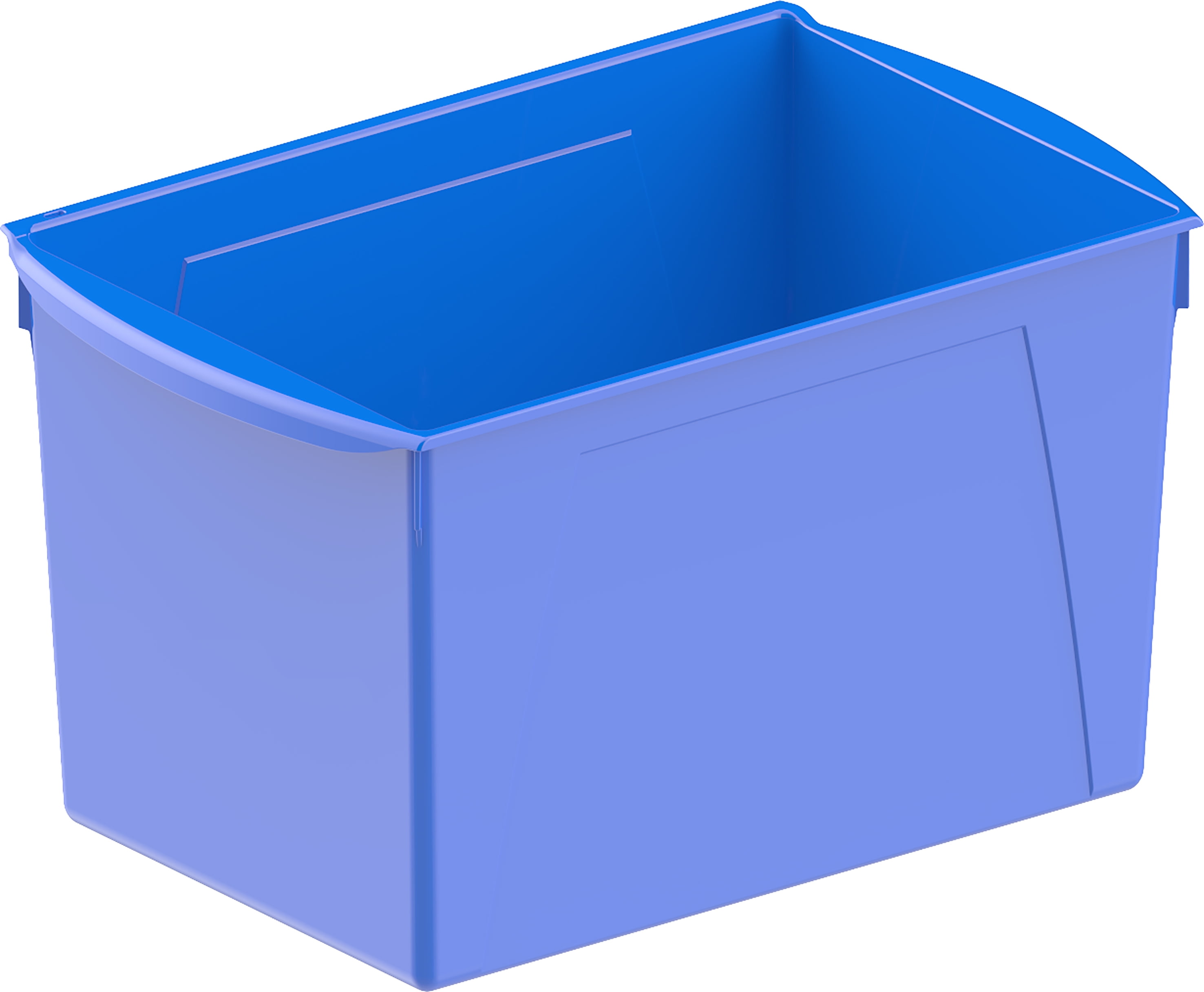 Plastic storage bin 500x310x200 mm, 28L blue