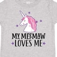 thumbnail image 4 of Inktastic My Meemaw Loves Me Unicorn Girls Toddler T-Shirt, 4 of 5