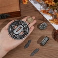 thumbnail image 3 of Samurai Tsuba Set Samurai Handguard Japanese Swords Accessories for Restoration Projects Cosplay Props, 3 of 9