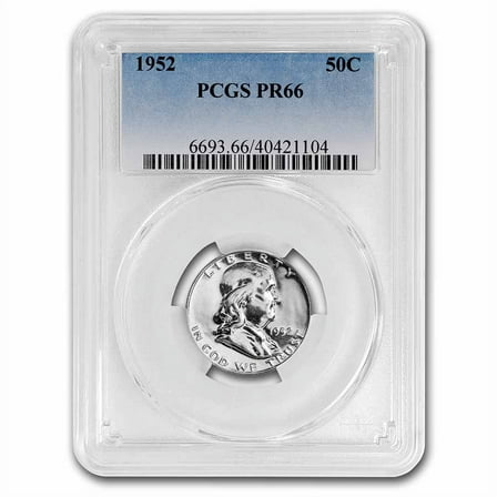 1952 Franklin Half Dollar PR-66 PCGS