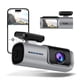 thumbnail image 1 of Dash cam 2K WiFi con GPS, cámara delantera de 10MP y trasera de 720P, gran angular de 140°, visión nocturna, grabación en bucle para coches, 1 of 9