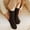 Coffee, variant on Womens Mid Calf Socks Solid Color Extra Thick Wool Blend Fleece Lined Soft Breathable Super Warm Thermal Stockings