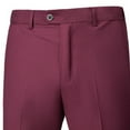 thumbnail image 5 of Bigersell Baggy Pants for Women Full Length Pants Women Fashion High Waist Pocket Solid Casual Slimming Long Faux Leather Pants with Belt Ladies Pants, 5 of 7