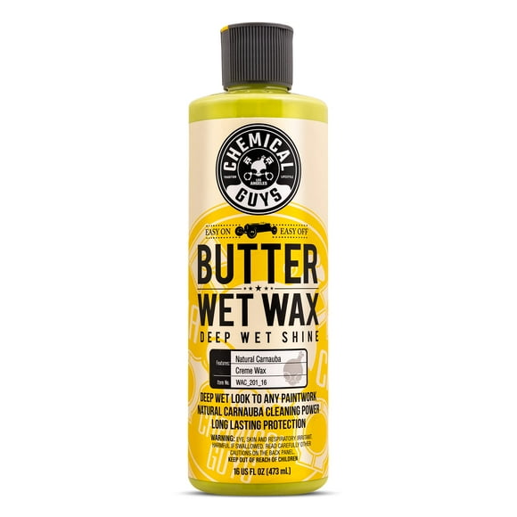 Cera húmeda con mantequilla Car Wax Chemical Guys, 473 ml, aroma a plátano