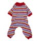 thumbnail image 1 of Striped Dog Pajamas Spring Stylish Classic Soft Breathable 4 Legged Pet Bodysuit for Small Medium Dogs M, 1 of 1