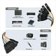 thumbnail image 4 of Cable de Extensión de Audio Balanceado Profesional Multimedia XLR de 3 Pines, Macho A Hembra, de 8 Canales y 2 M, 4 of 5