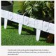 thumbnail image 2 of Red Sheet Plastic Fence, Partition Fence, Imitation Stone Courtyard Lawn Villa Decoration Small Fence, 2 of 5
