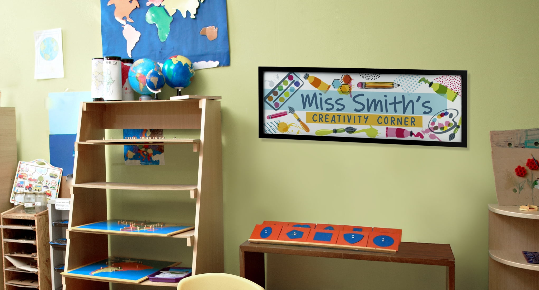 Neil Enterprises Inc. Classic Black Frame w/ Clear Plexiglass 24x8 Panoramic Wall Picture Frame