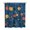 Abstract Flor, variant on 72" x 84" Boho Chic Floral Shower Curtain Watercolor Bloom Print Waterproof Quick-Dry Bathroom Drape
