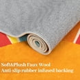 thumbnail image 6 of Sun Rug, Entryway Rug Washable Small Bedroom Area Rug, Non-Slip Stain Resistant, Rainbow Nursery Rug, Boho Retro Playmat Sunshine Throw Floor Covers Carpet, for Living Room Kids Room, Multi Color, 6 of 9