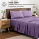 thumbnail image 2 of Juego de Fundas de Almohada Bare Home Cierre Tipo Sobre Colección Premium 1800 Doble Cepillado Ultra Suave Tamaño Estándar Lavanda 2 Unidades, 2 of 6