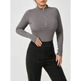 thumbnail image 4 of Fashion Long Sleeve Jumpsuit Seamless Slimming Shapewear For Women Romper, 4 of 10