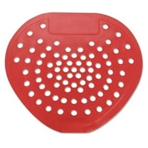 Hospeco Urinal Screen, Non-Para, Heart, Cherry Fragrance, Red, PK12 03901