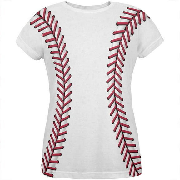 Baseball Costume All Over Womens T Shirt Multi LG