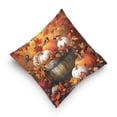 thumbnail image 5 of Ryvnso Birds Autumn Leaves Pumpkins Throw Pillow Covers Couch Pillowcases Decor for Bed Sofa 16" x 16", 5 of 7