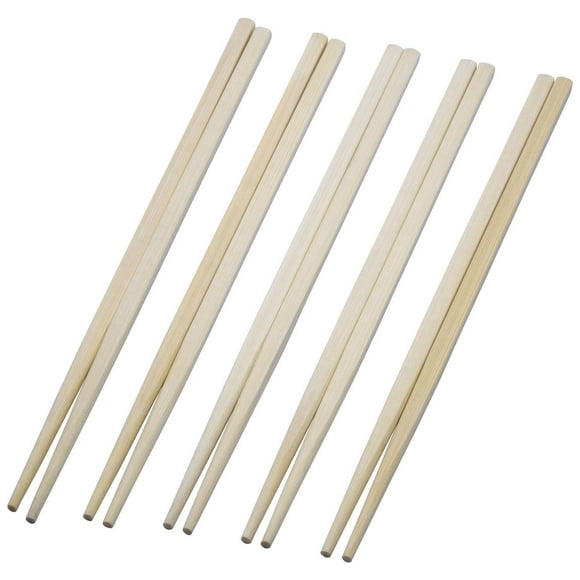 Mainstays 5 Pairs Bamboo Chopsticks