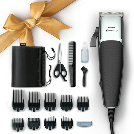 Philips Norelco Hair Clipper 5000, HC5100/40 - Hair and beard trim kit with 16 (Best Way To Trim Beard Evenly)