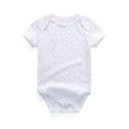 thumbnail image 5 of Zavbaby Baby Boy Girl Cotton Short Sleeve Bodysuits,5-Pack,Sizes 0-12M, 5 of 11