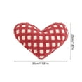 thumbnail image 3 of SLYNSHome Heart Pillows Spring Valentines Day Decor,Red Shaped Heart Throw Pillows for Bed,Fur Plush Cushion for Chair Sofa Living Room - S, 3 of 7