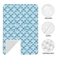 thumbnail image 4 of Car Seat Cover Baby - Blue fish scale texture Breathable Infant Car Seat Cover for Baby Carseat, Lightweight Comfort Baby Essentials Must Haves Newborn Stuff for Girl Boy, 4 of 7